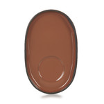 Set de 4 caractere soucoupe cannelle